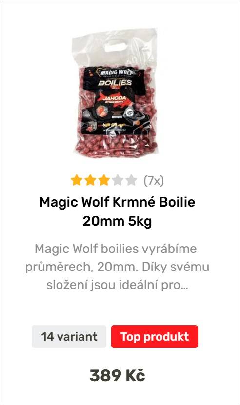 Boilies od značky Magic Wolf.