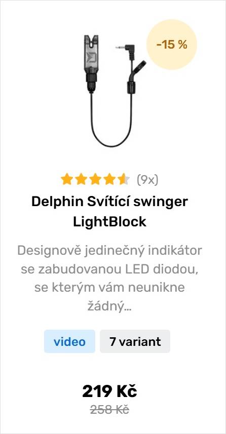 Delphin svítící swinger