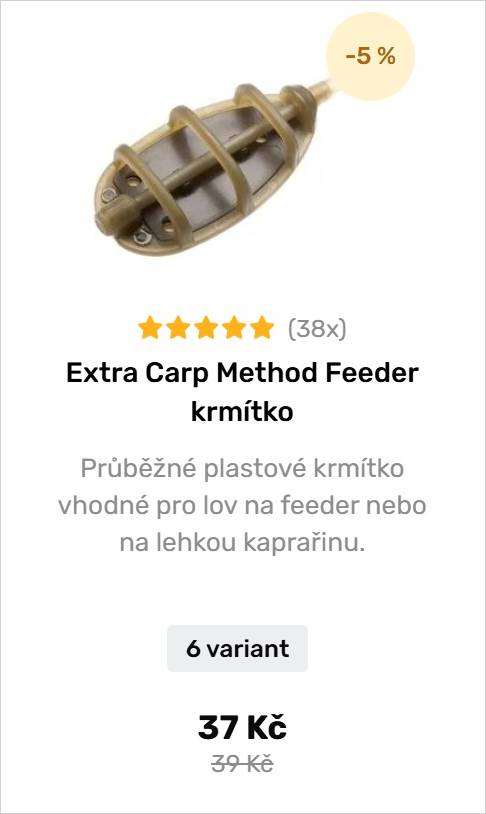 Extra carp method feederove krmitko