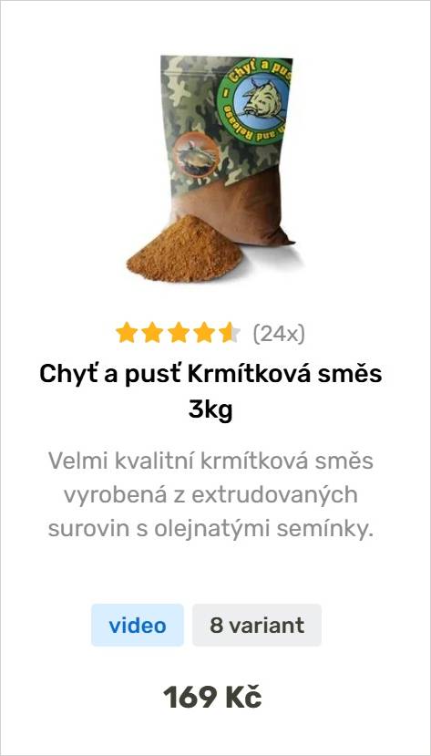 Krmítková směs od značky Chyť a pusť