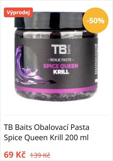 TB baits obalovaci pasta spice queen-krill